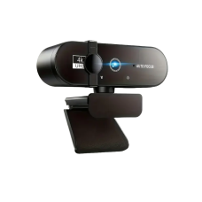 4K/2K Automatic Camera with Privacy Cover & Built-in Microphone, Auto 360° Rotating "W16"